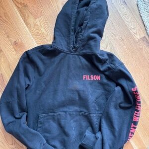Filson Smokey Bear Made in USA Hoodie Heavyweight Hooded Sweatshirt S